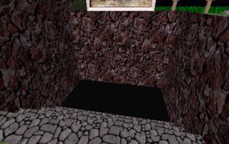 Click on the front and top of the grave to open it.